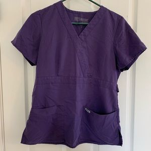 Purple. Greys anatomy scrub set. Medium